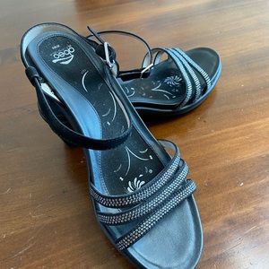 Black Sandals comfort and style